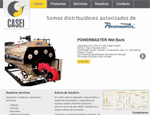 Tablet Screenshot of casei.com.mx