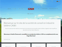 Tablet Screenshot of casei.ch